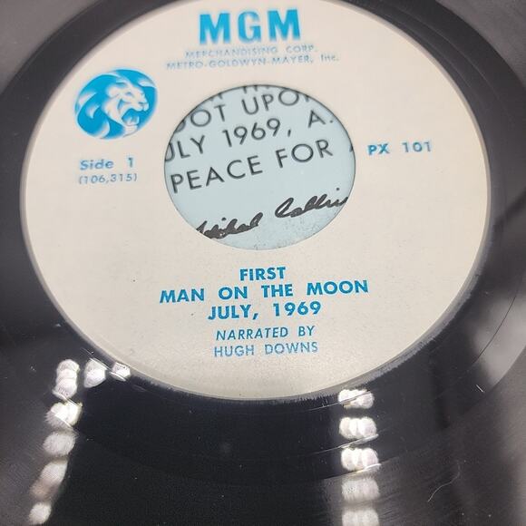 Apollo 11 Flight First Man On The Moon 1969 7" 45RPM Commemorative Record - Picture 10 of 12